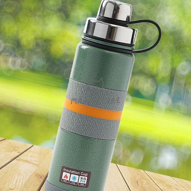 캠핑용물통 야외용물통 텀블러 보온병 750ml 그린