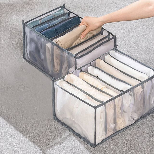 칸칸이수납정리함 메쉬 바지 티셔츠 옷수납 의류정리