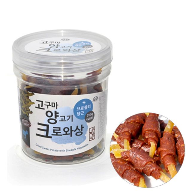 크로와상 간식 한하루 200g 고구마.양고기 강아지