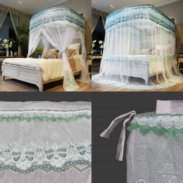 침실모기장 레일모기장 침대 모기장 120x200
