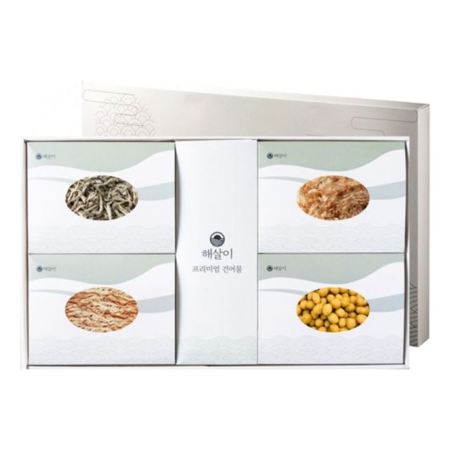 황토가마에 구운 건어물 혼합 4종 안주 선물세트 명절선물