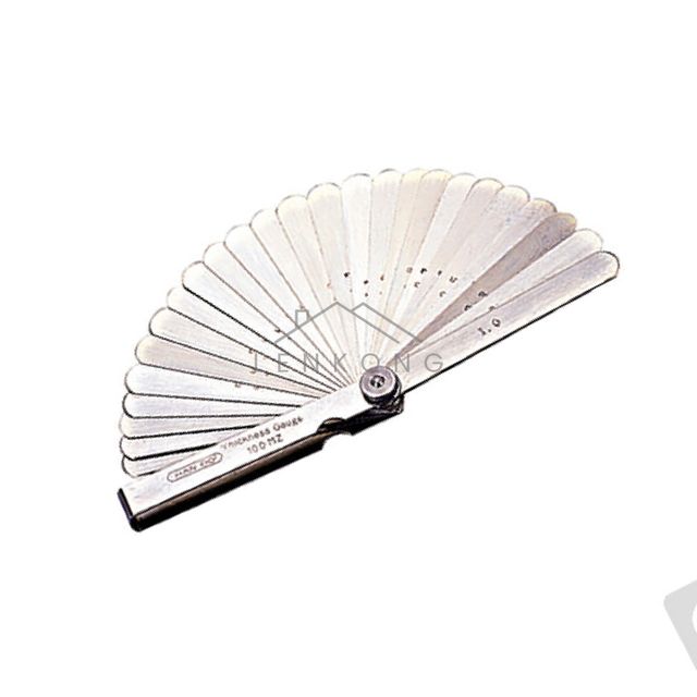 두께게이지 원단두께측정기 치크니스게이지 0.04 0.3mm100 172MB G 1EA