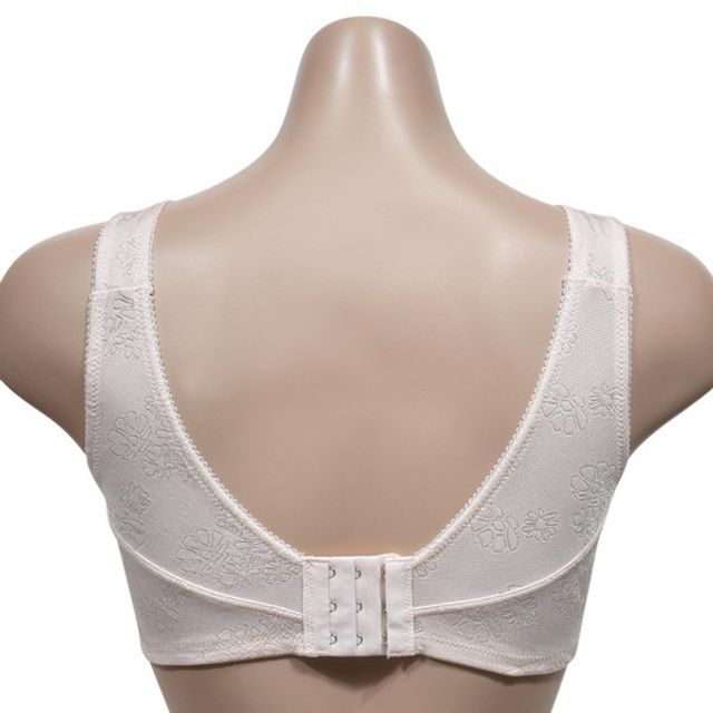 패턴 플라워 노와이어 브라 비비안 B컵