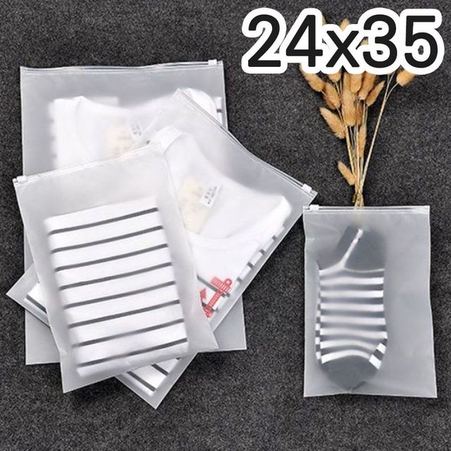 비닐백 지퍼백 속옷 소품 여행파우치 정리용 24X35