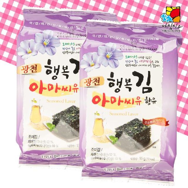 (SM)아침미소 식탁김 15gx30봉(소문난)