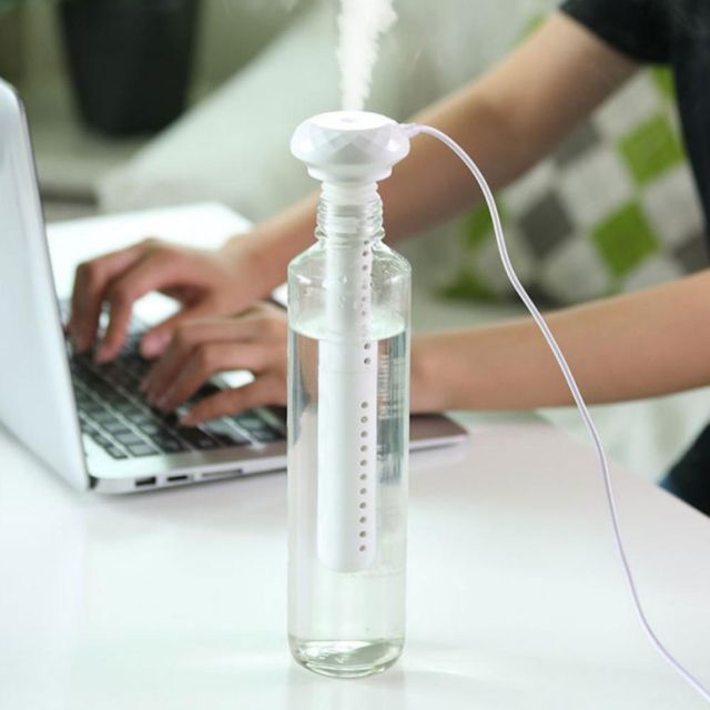 튜브 가습기 물병 간편한 사무실 USB 미니 저소음