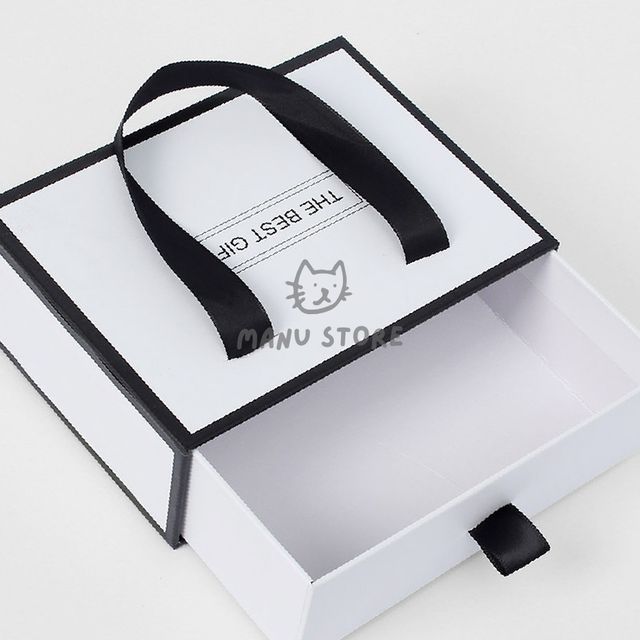 손잡이박스 답례품가방 기프트백 올화이트 17cmx12.5cm