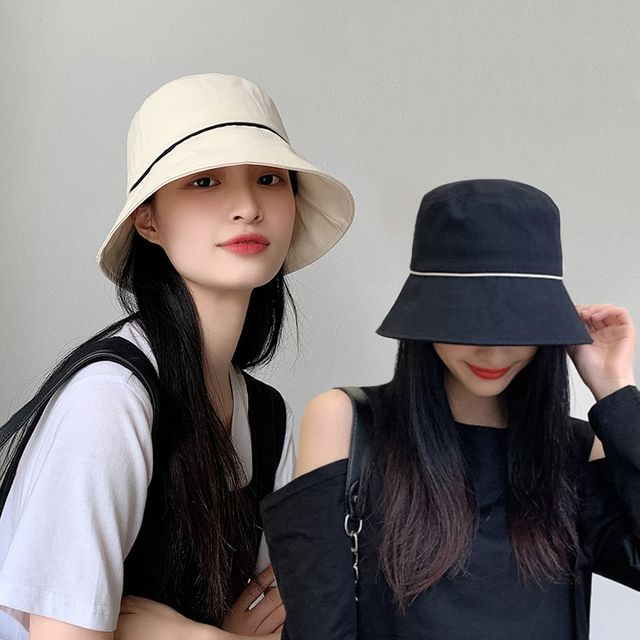예쁜 라인 디자인 포인트 패션 벙거지 모자