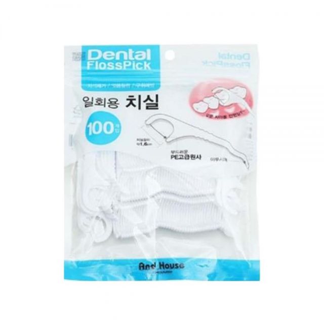 위생적인 일회용 치실 100p 위생치실 구강용품