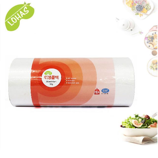 로하스 업소용 위생롤백 30cm x 40cm 3kg, 비닐 포장지 대용량