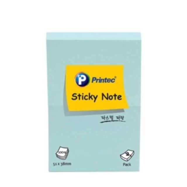 파스텔파랑 51x38 100매 다이어리메모지 미니메모지 필기메모지