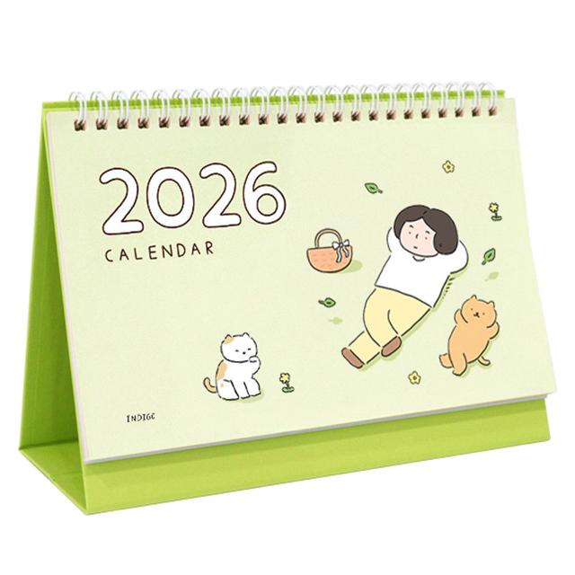 인디고 캘린더 2026 일상 탁상 달력 (25년 10월-26년 12월) 데스크캘린더