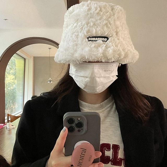 여성 겨울앙고라모자 벙거지모자 버킷햇모자