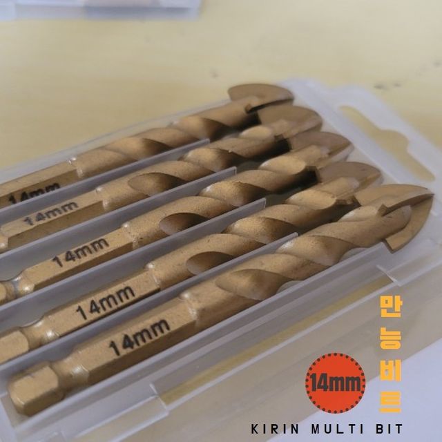다용도형 티타늄코팅 KIRIN 만능비트 14mm 1개