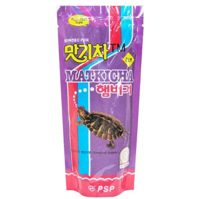 PSP 맛기차 햄버거 거북이 사료 160g - 영양균형 맞춤 사료