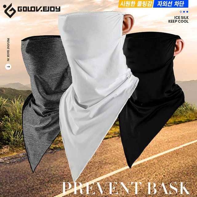 TBZ 자외선차단 쿨링원단 삼각 반다나 오토바이마스크