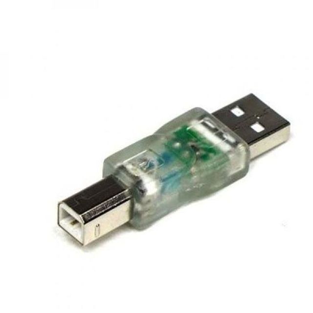 USB LED 젠더 USB A(M) B(M) 변환 커넥터 젠더 청색