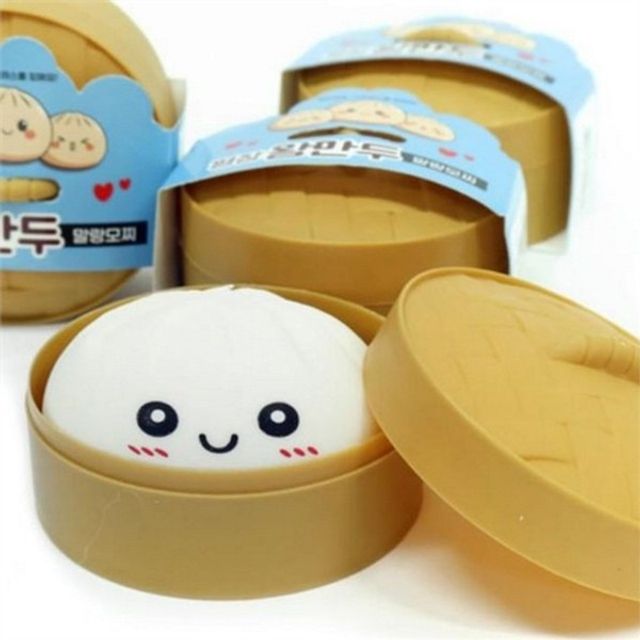 말랑말랑 만두 스퀴시 쫀득 만두 스트레스 볼 말랑이 모찌 어린이
