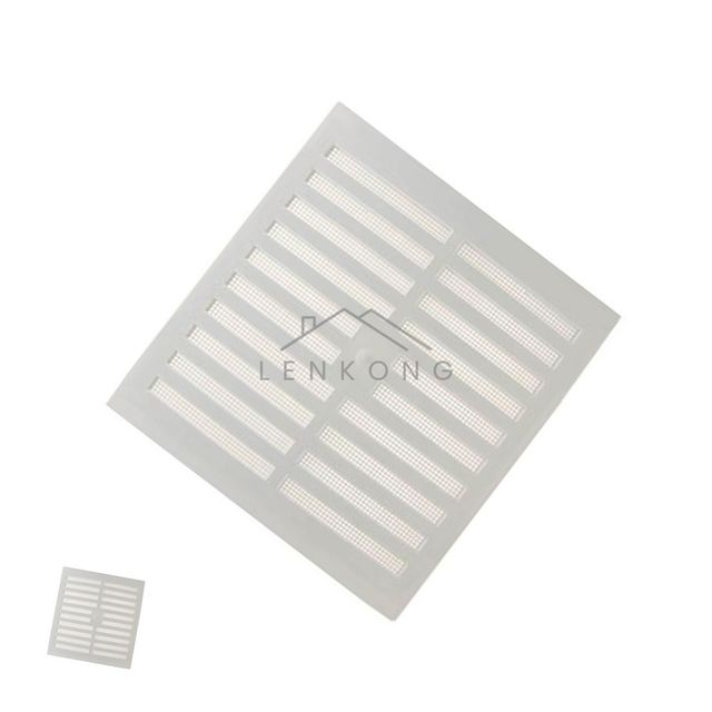 통풍구 환기구캡 쇠부리그릴 PVC 개폐식 백색 특대 285x267