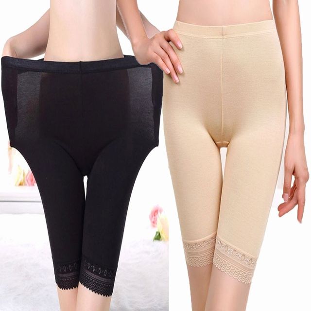 쿨링 학생 직장인 여름 이너 레이스 팬츠 4부 속바지