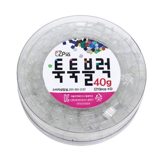 이지 툭툭블럭 리필 40g (투명)
