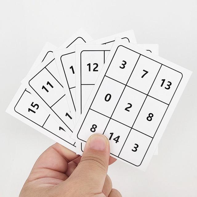 숫자 카드 마술 1-15 맞히기 수학 마술 도구