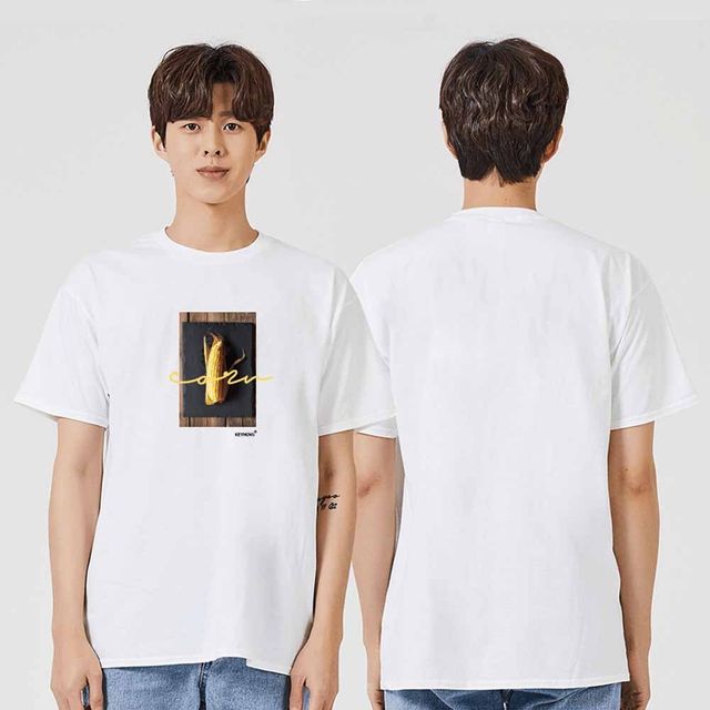 옥수수 반팔티 라운드티 가족티 커플티 단체티 동호회