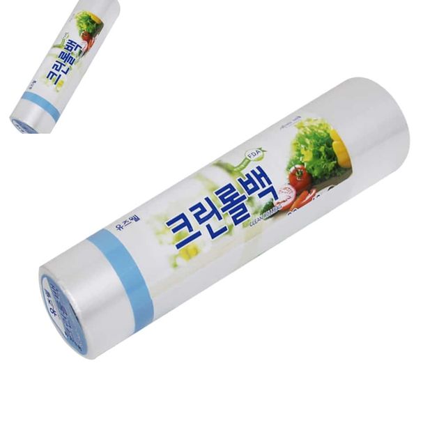 유즈웰 크린롤백30x40x200매 롤비닐 비닐롤 비닐롤팩 비닐롤백