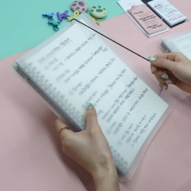 B5 바인더 유선노트 바인더속지 다꾸속지