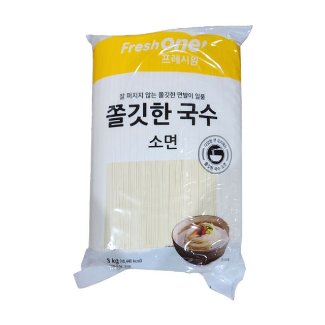 쫄깃한국수소면(프레시원 3Kg)