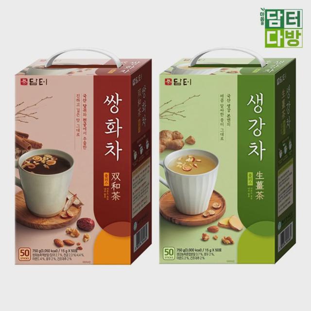 담터 쌍화차 + 생강차 50스틱