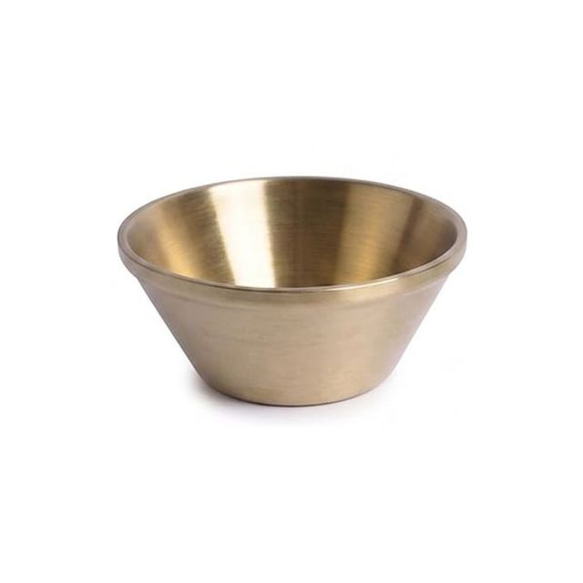 티타늄 이중 빙수볼 디저트볼 아이스크림 그릇 샐러드볼 4호 18cm