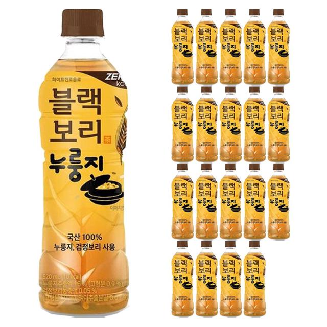 하이트진로 블랙보리 누룽지 제로 520ml x 20개입
