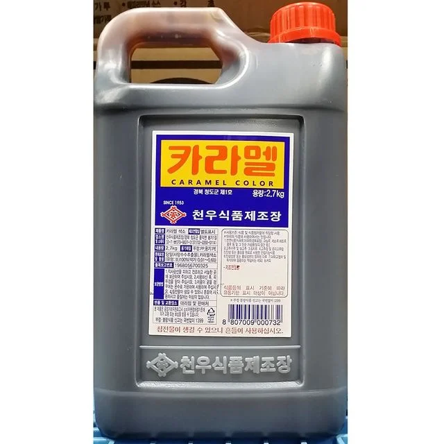업소용 식당 식자재 재료 천우 캐러멜 소스 2.7kg X5