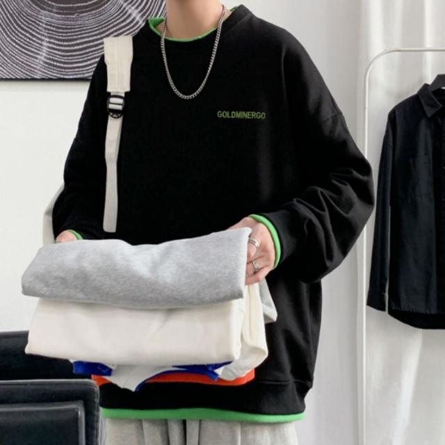 남성 긴팔티셔츠 레이어드맨투맨 봄 가을 남자 무지티
