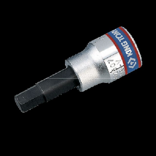 KINGTONY 육각 비트 소켓 렌치 3/8DRx5mm 50mm