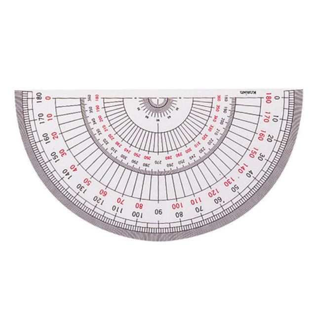 TBZ 아톰 반원분도기 15cm 갑 20개입