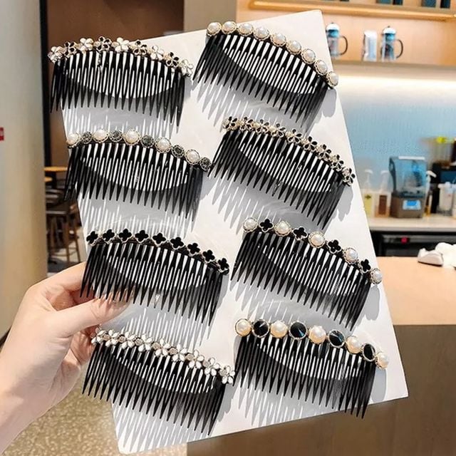 올림머리 고정 빗핀 헤어 올림머리핀 8종