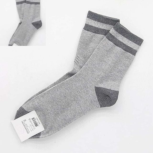 남자 캐쥬얼 중목 양말 회색 3켤레 데일리양말 남자양말선물 남자캐주얼양말 회사양말