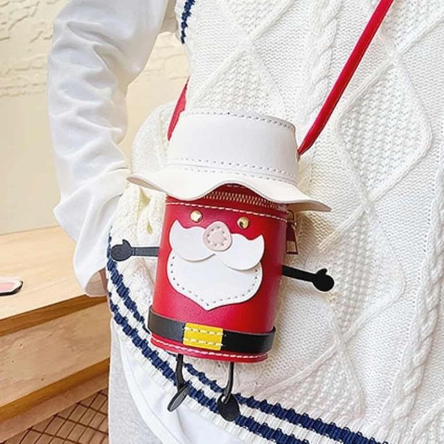 DIY 가죽가방 키트(산타미니백) 가죽재료 가죽부자재