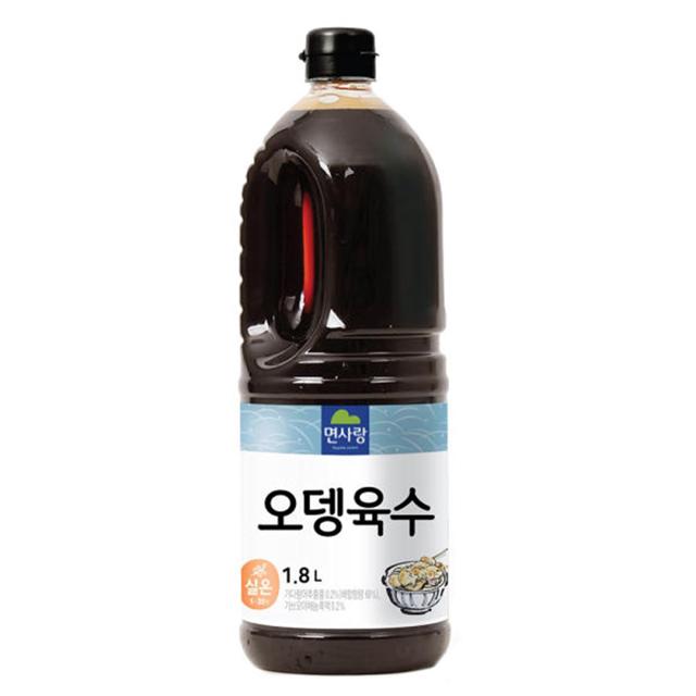 면사랑 오뎅 육수 1.8L - 깊고 진한 어묵탕 국물 베이스