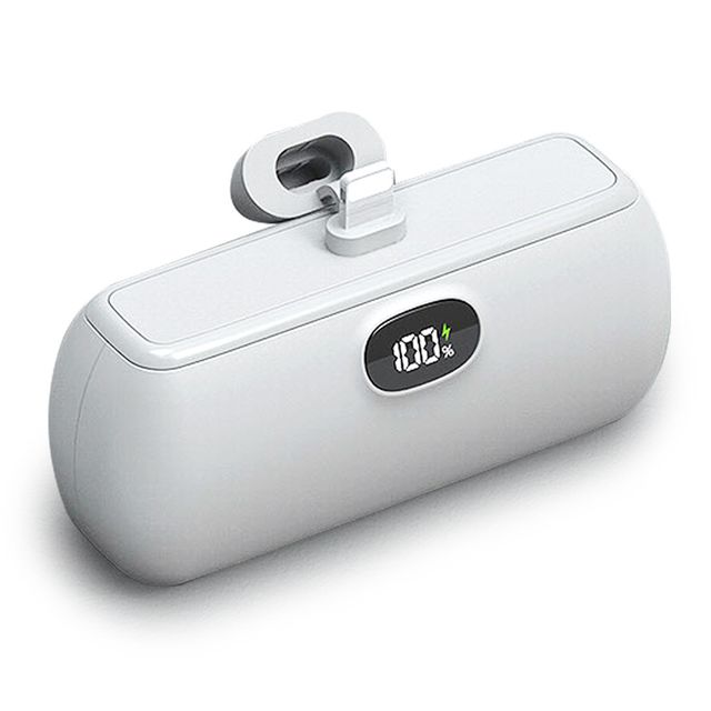 보조배터리 LCD PD 20W 5000mAh 미니 고속 도킹형 8핀 M-PD20-MINI5000-8P