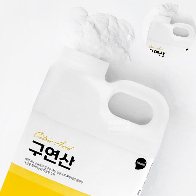 욕실물때제거 세탁보조제 구연산 500g