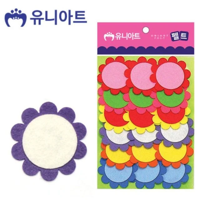 (펠트) 과꽃 (대) (18pcs/60mm) (P0000CMD)
