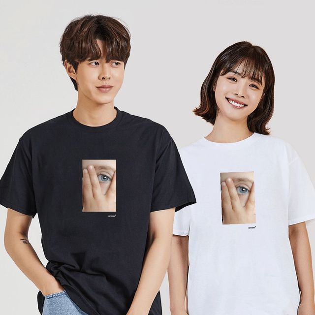 키밍 맨투맨 후드티 아기 눈 손가락 여름반팔 아동티