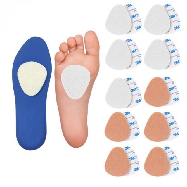 발앞꿈치 충격흡수 펠트 쿠션 패드 접착식 물집방지 신발깔창