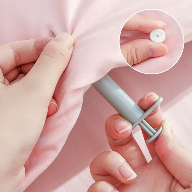 주사기 이불 커버 밀림방지 안전 고정핀 침대 정리용