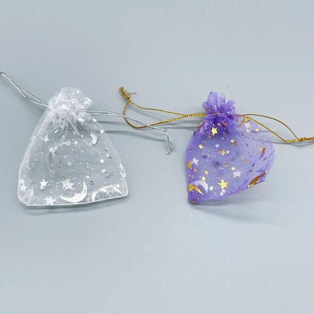 선물포장 오간자 망사 복주머니, 7x9cm 악세사리포장지