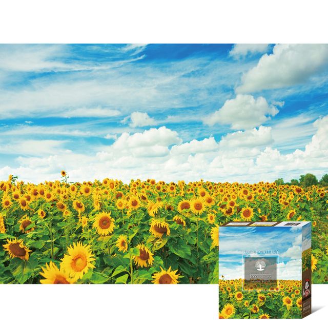 1000피스 목재 직소퍼즐 해바라기 들판 PW1018