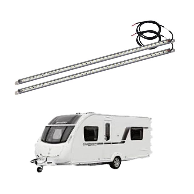 합법인증 캠핑카 카라반 트레일러 24V LED바 뒷바퀴 차폭 경광등 (2개1세트) 12V (40cm)